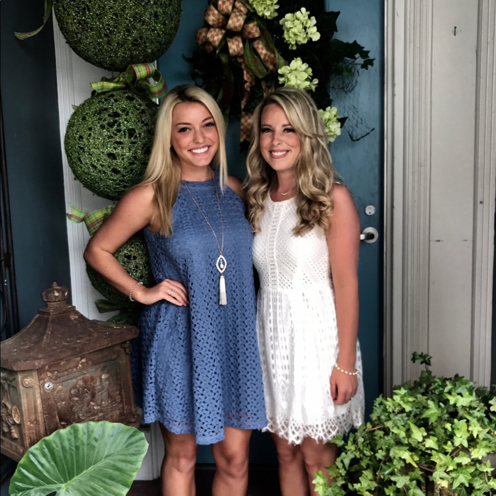 Blue dress